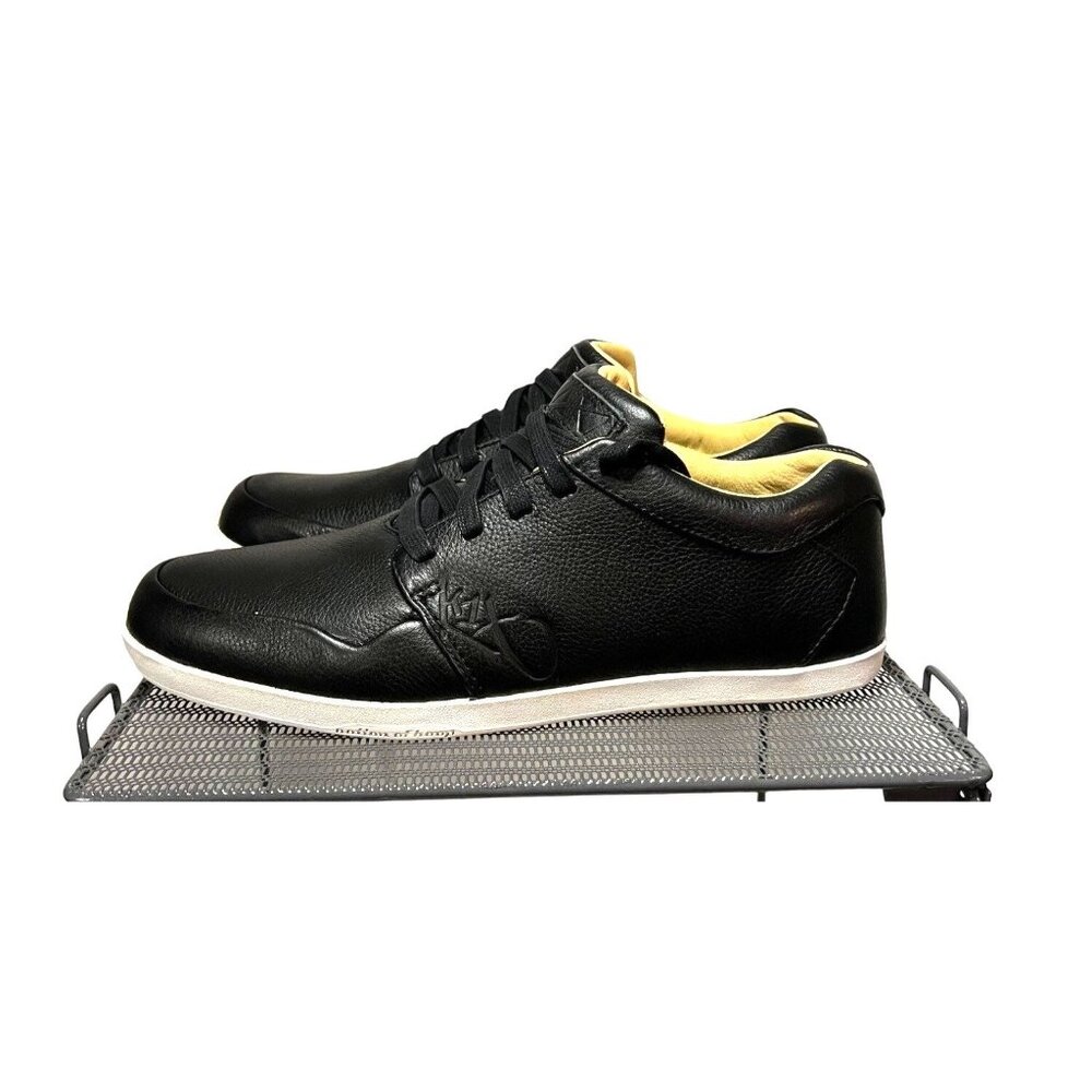 K1X Mens Black Leather Sneakers Size 8 US / 7 UK / 41 EU - Picture 9 of 9